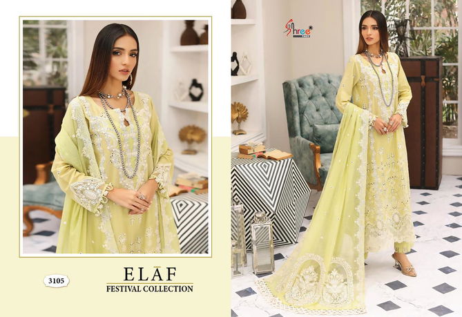 Elaf By Shree 3104 To 3109 Designer Pakistani Suits Catalog
